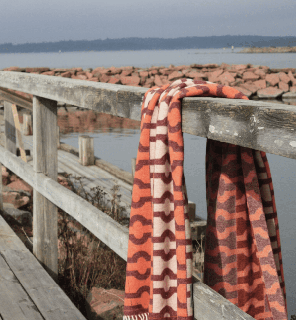 STACKELBERGS - PLAID EN LAINE ORANGE – Image 2